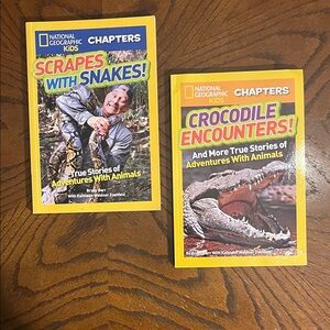National Geographic kids books | set of 2 non fiction chapter books